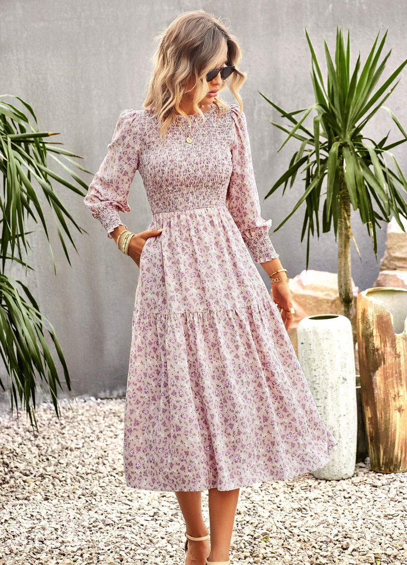Trading Places Midi Dress - Crepe