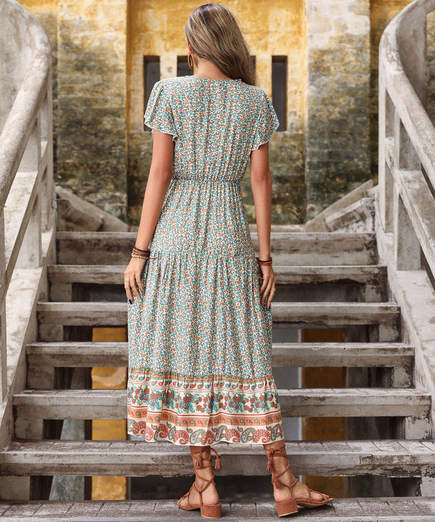 Cadena Maxi Dress - Green