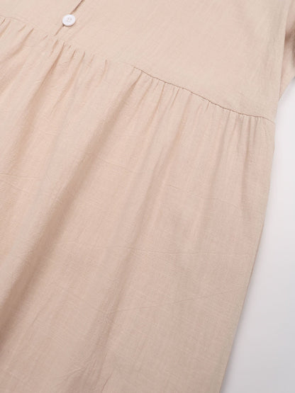 Sand and Sea Linen Midi Dress