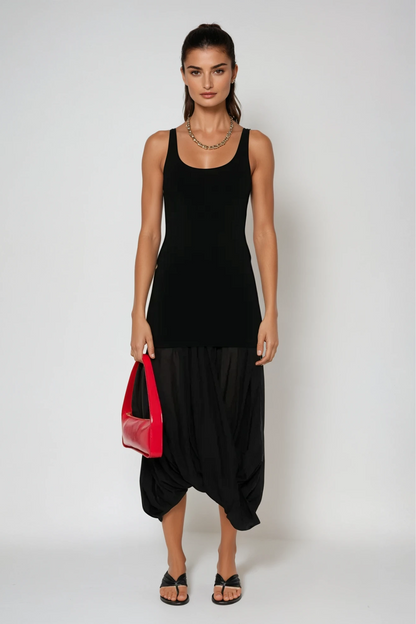 Damokles Deconstruct Ruch Midi Dress