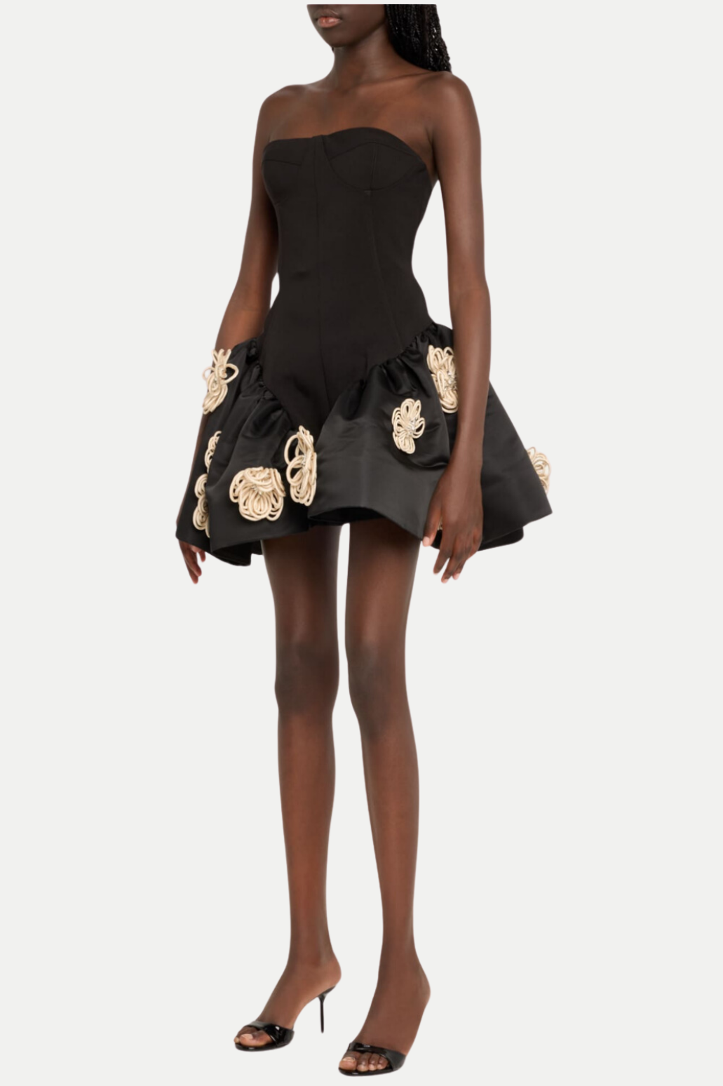 Darrah Strapless Mini Bandage Dress - Black