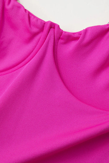 Dazze Pink Slip Maxi Dress