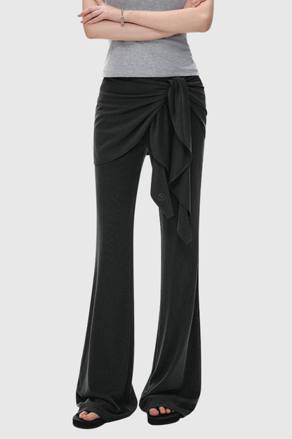 Dederick Tie Up Bootcut Pants