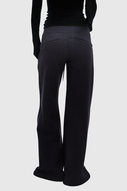 Delicia Straight Pants in Black