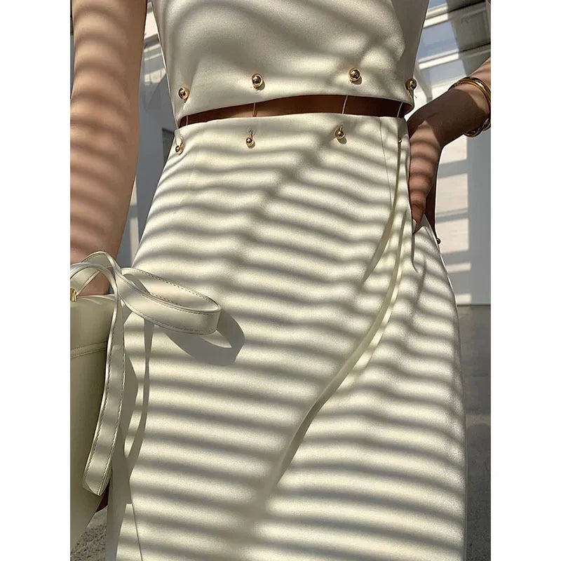 French Gentle Fairy Slimming Detachable Y2k Midi Dresses