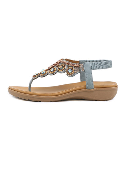 Siketu | V-strap Rhinestone Sandal