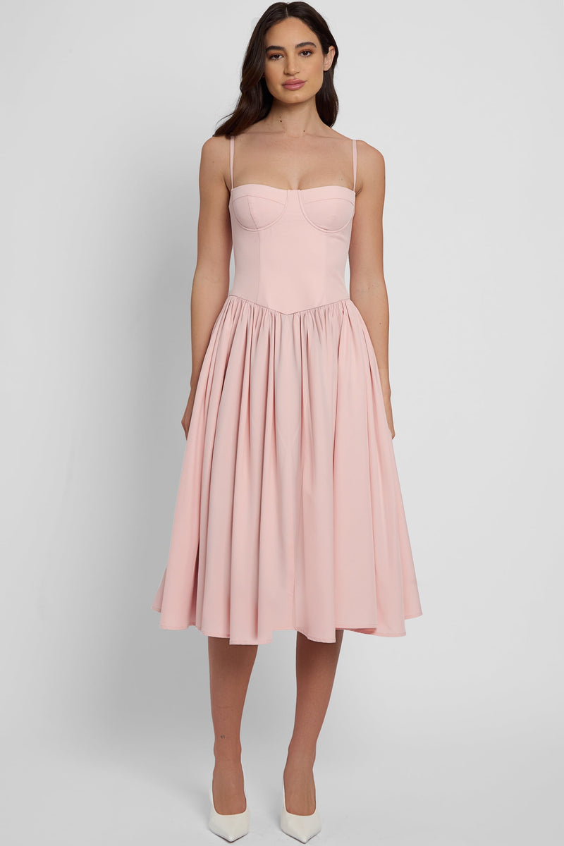 Ciara | Bustier Midi Dress