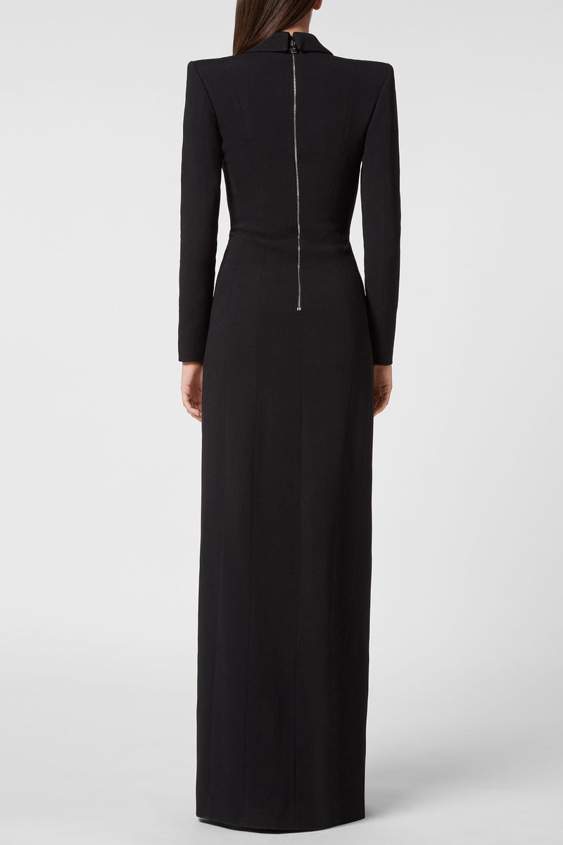 Eachna Crystal-embellished V-neck Maxi Dress
