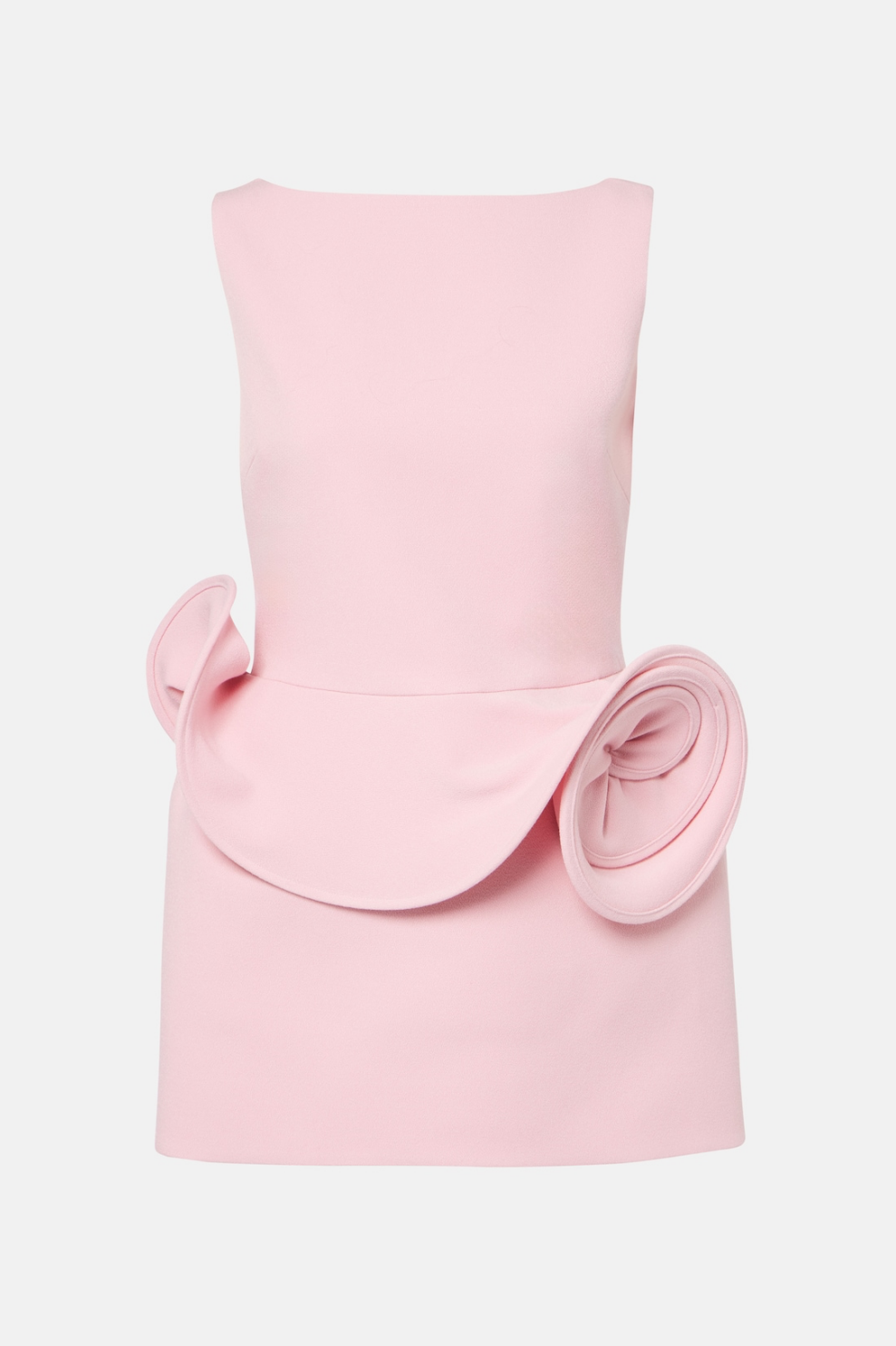 Eadwiella Appliqué Backless Mini Dress