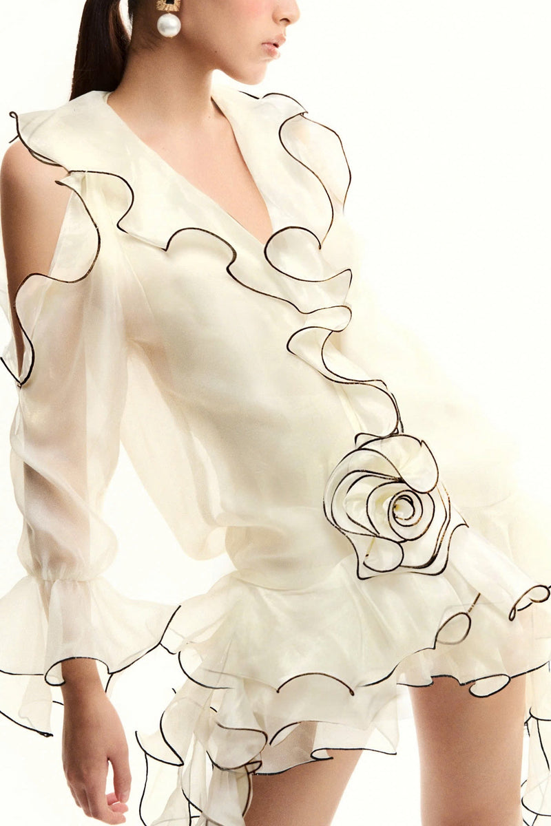 Eavan Ruffle Mini Dress