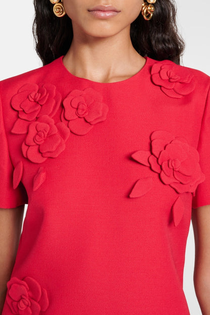 Eleanor Appliqué Mini Dress