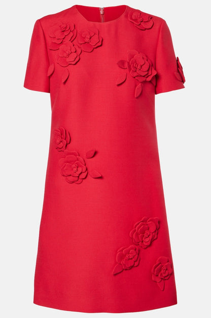 Eleanor Appliqué Mini Dress