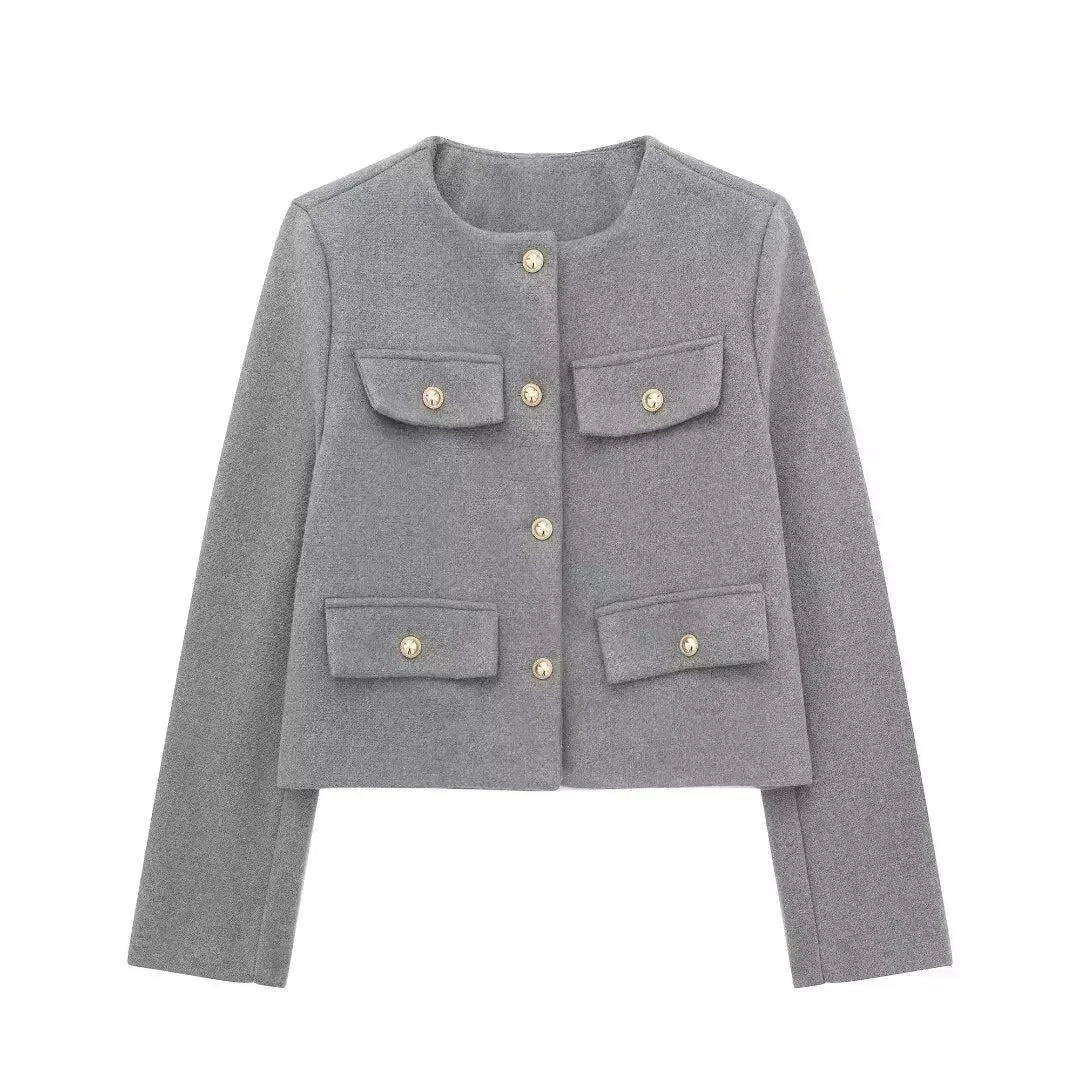 Fake Long Single Breasted New Coat