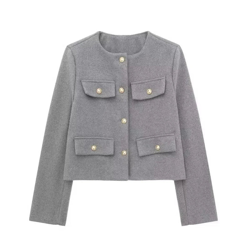 Fake Long Single Breasted New Coat