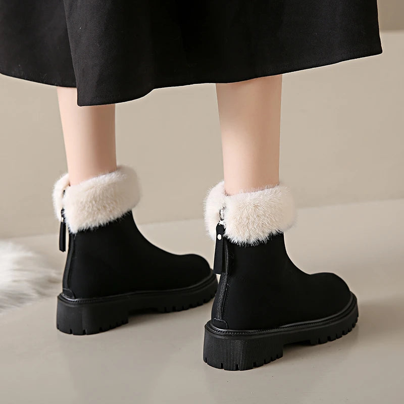 Simple Fashionable Plush New Versatile Cotton Snow Boot