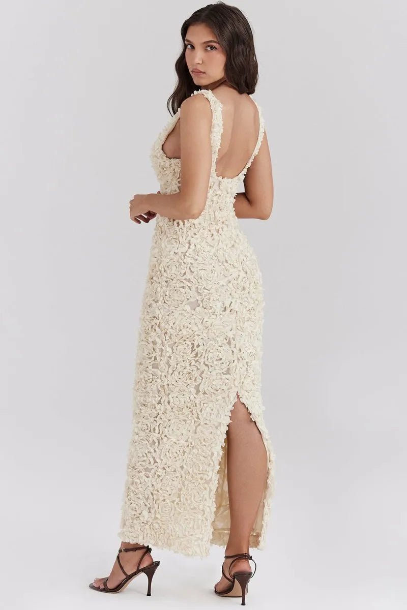 Catalina - Glamour A-line Maxi Dress