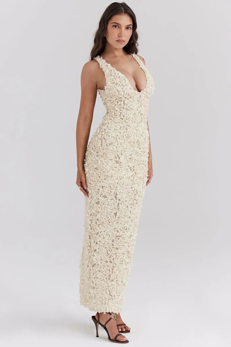 Catalina - Glamour A-line Maxi Dress
