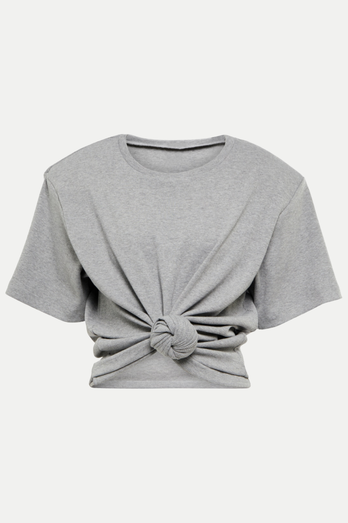 Orlina Knotted T-shirt - Grey