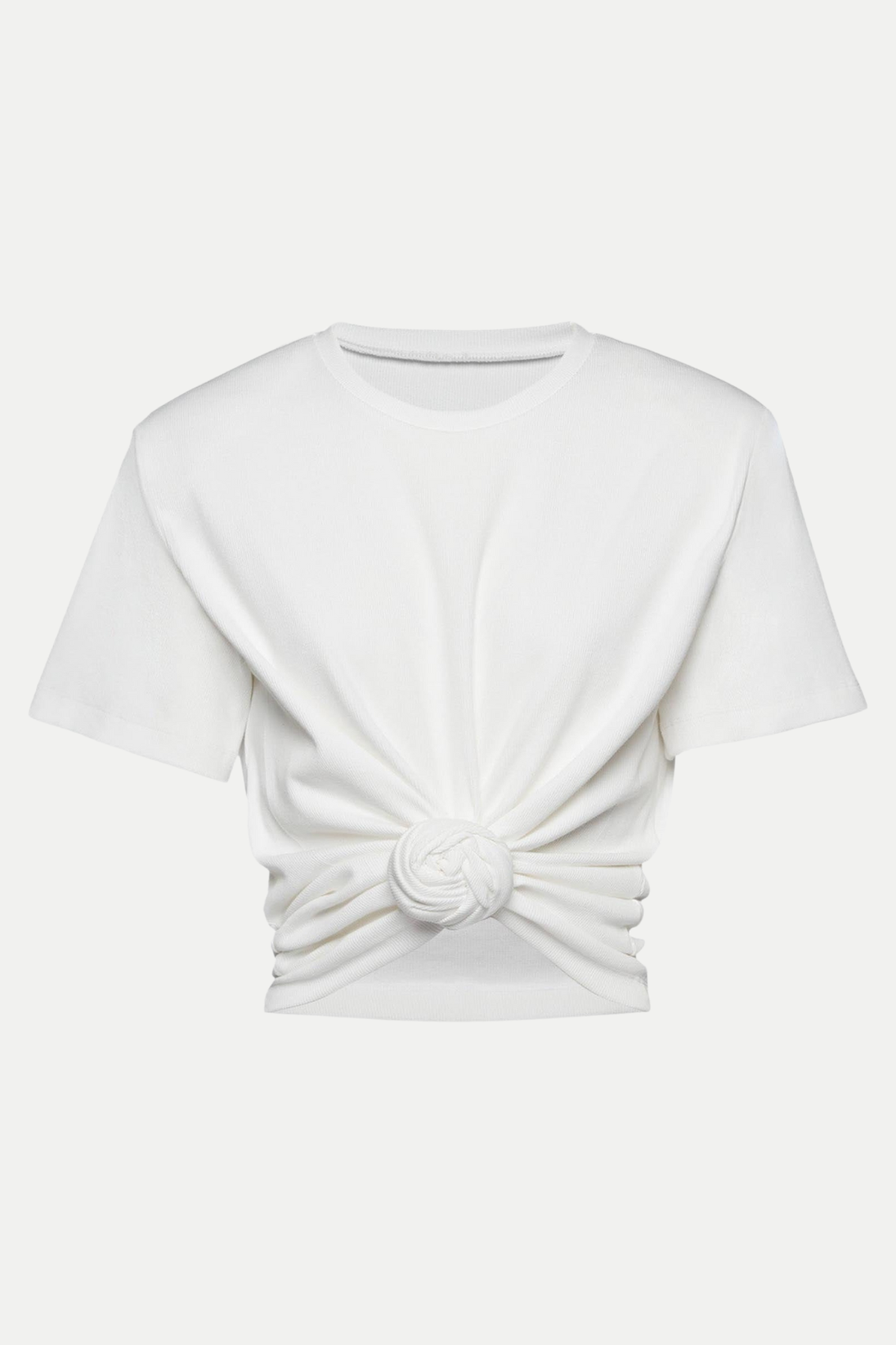 Orlina Knotted T-shirt - White