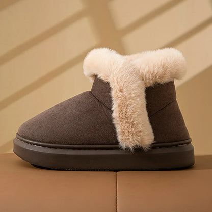 Fur Fluffy Cozy Soft Plush Fuzzy Snow Boot