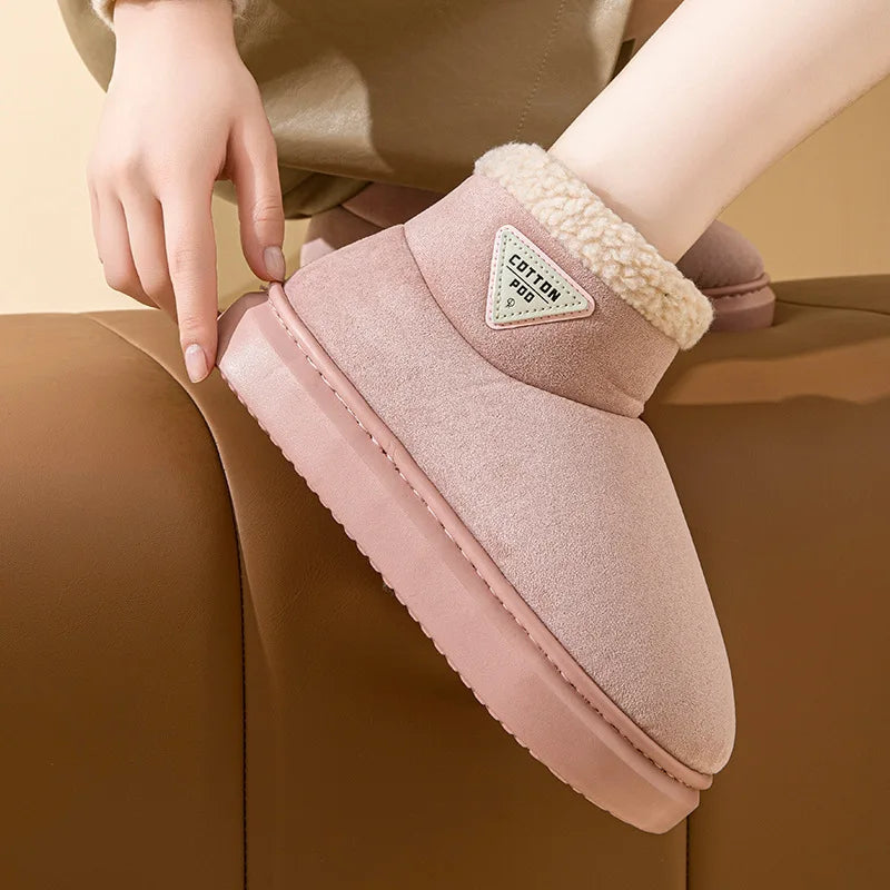 Fur Fluffy Cozy Soft Plush Fuzzy Snow Boot