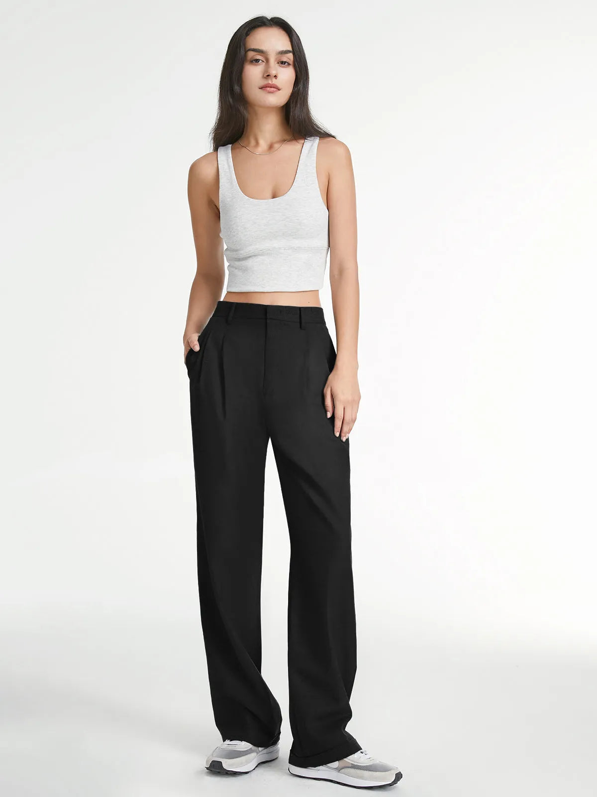 Evvie Straight Leg Suit Pants