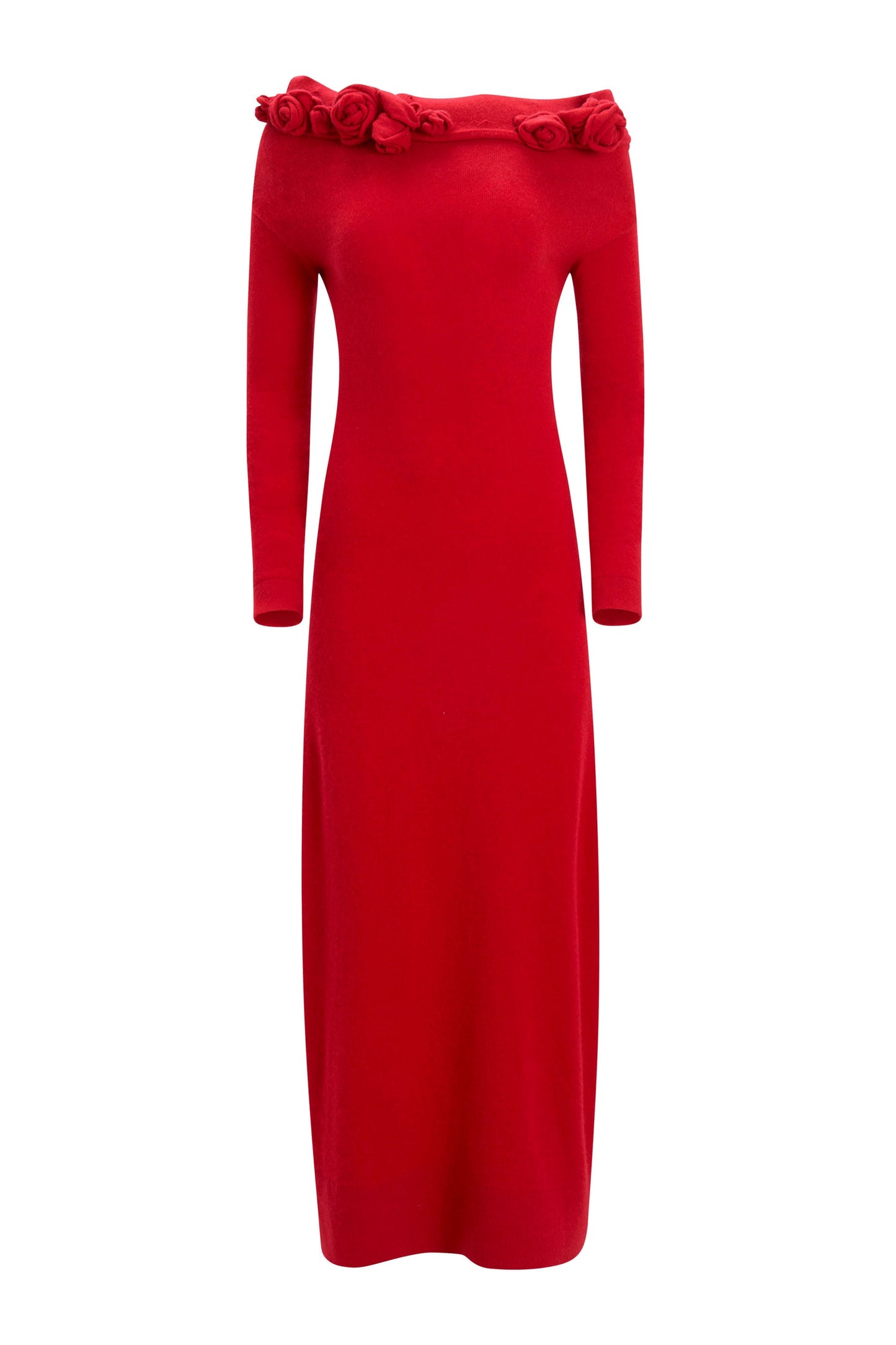 Evelyn Applique One Shoulder Maxi Dress
