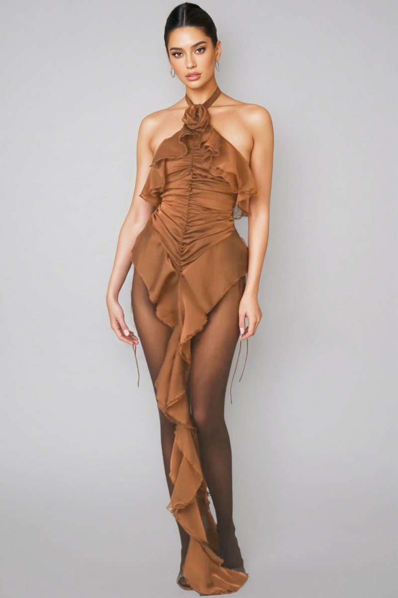 Wayns 3d Sleeveless Maxi Dress