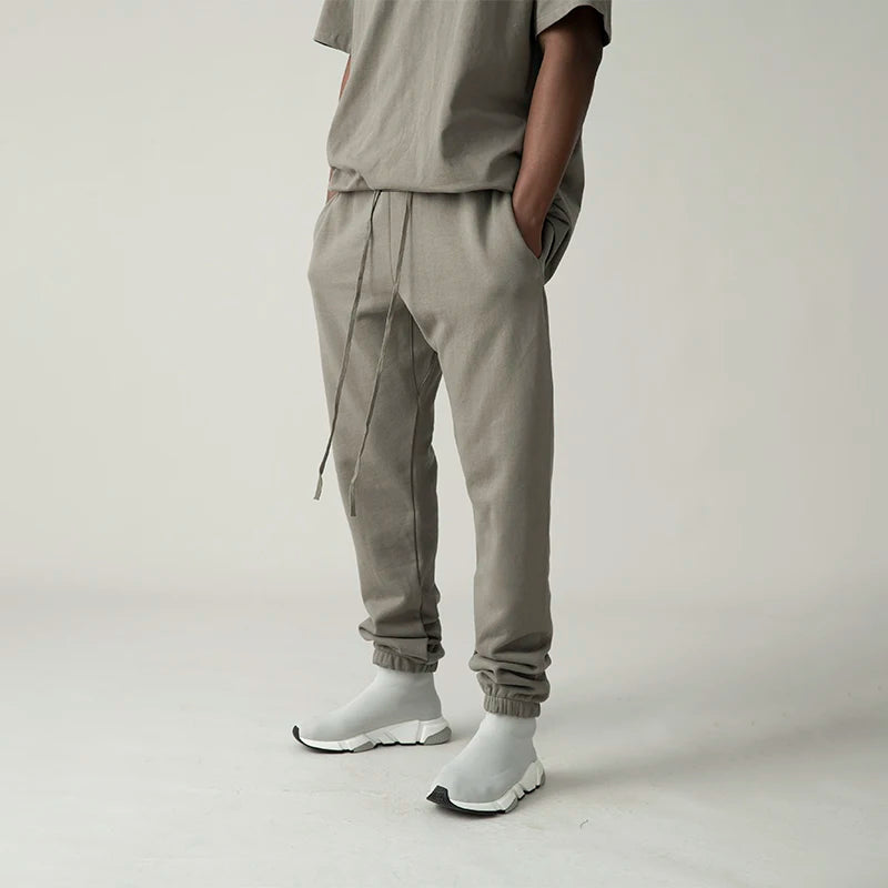 Fashionable Color Cotton Jogging Sweatpants