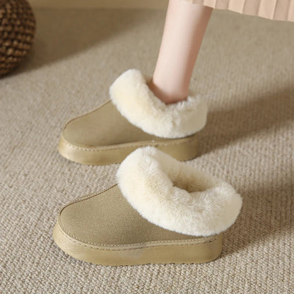 Faux Fur Non-slip Warm Short Comfortable Platform Snow Boot