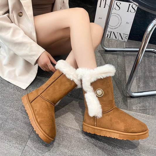 Warm Versatile Mid-calf Snow Boot