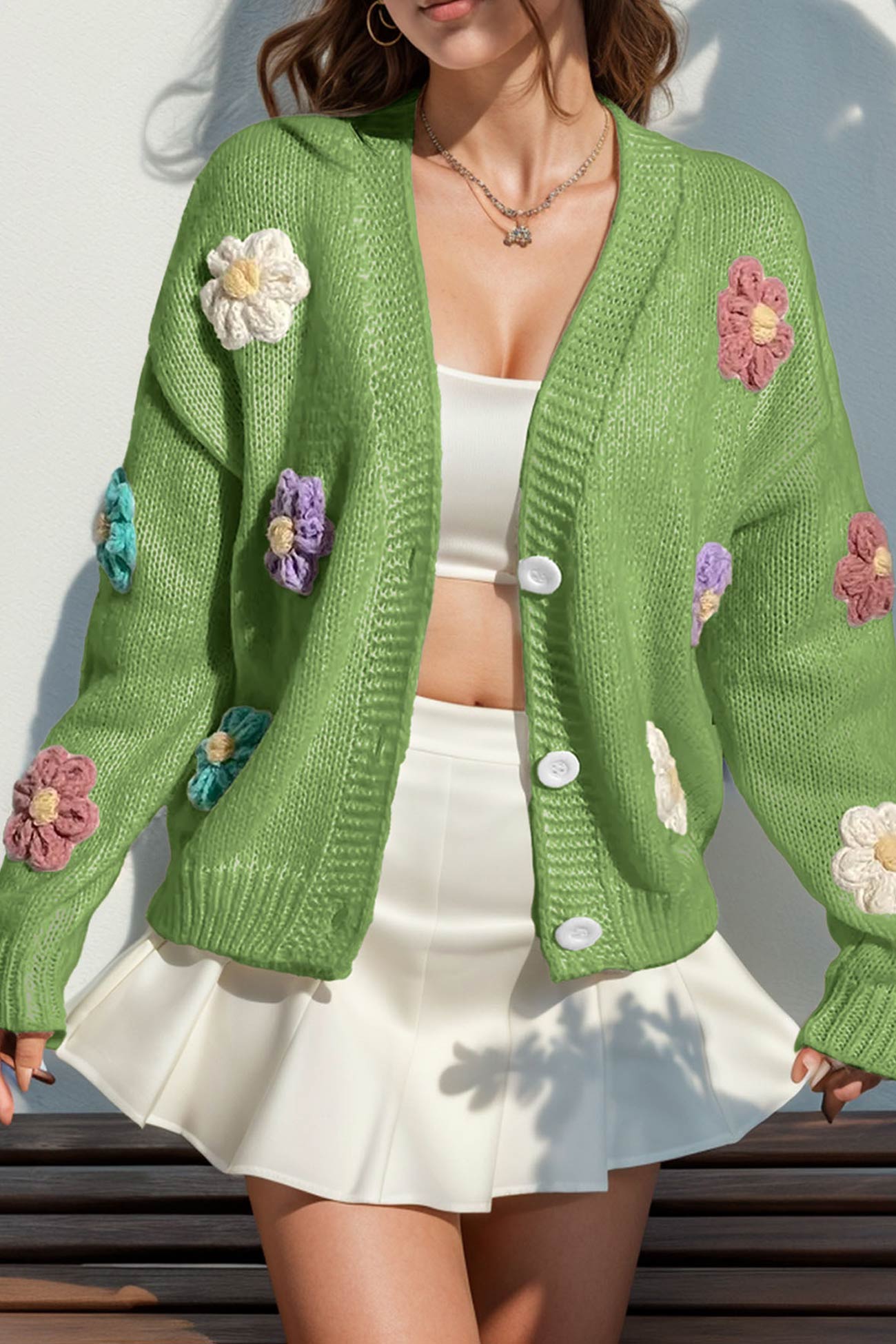 Crochet Button-deon Cardigan