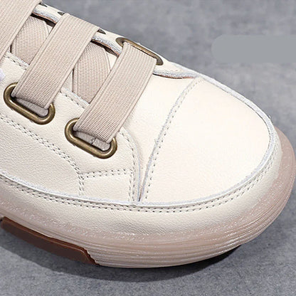 Genuine Leather Slip on Flats Moccasins Spring Autumn Skateboard
