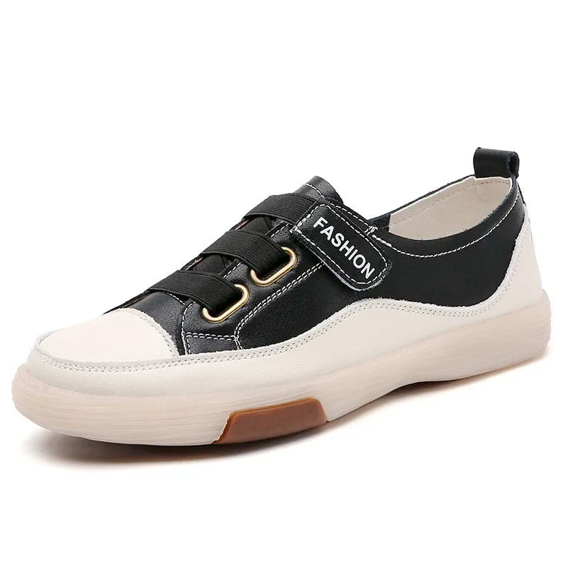 Genuine Leather Slip on Flats Moccasins Spring Autumn Skateboard