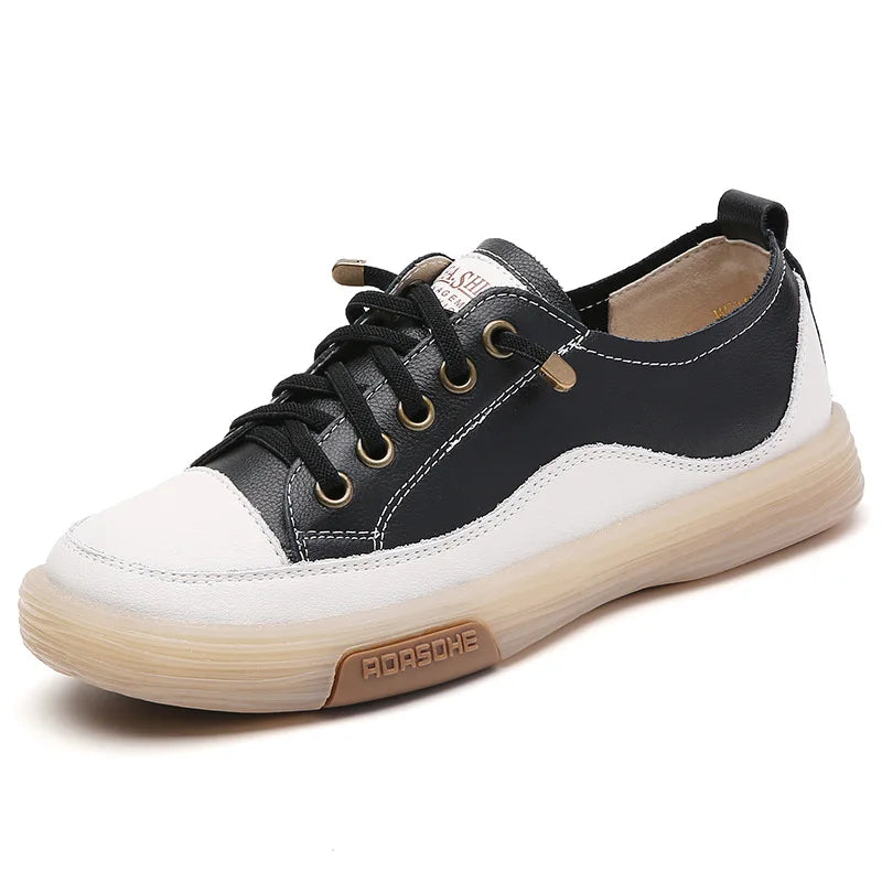 Genuine Leather Slip on Flats Moccasins Loafers Spring Autumn Shoes Shoes for Woman Sneakers Wsh4808