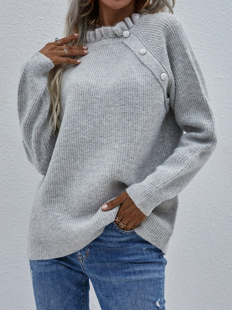| Makedo Grey Knit Sweater