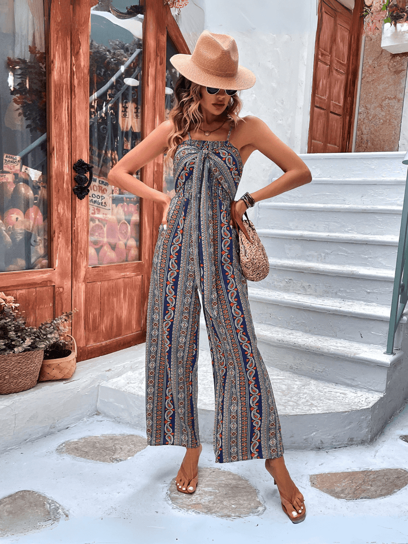 Boheme Lifestyle Pocketed Jumpsuit