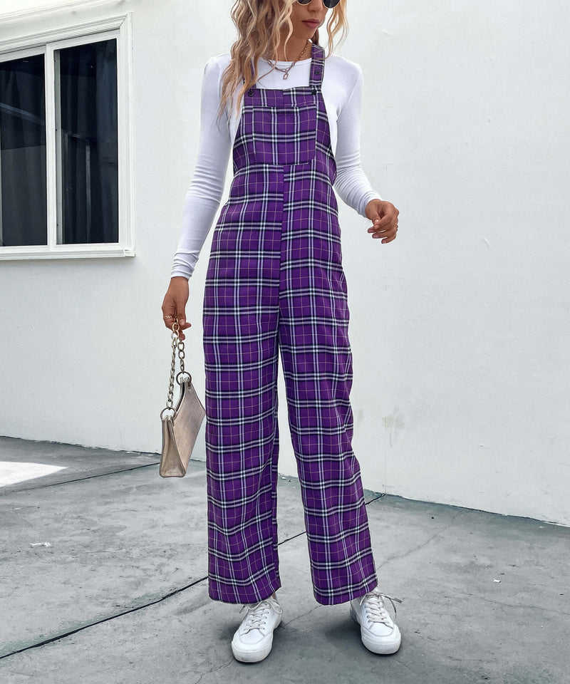 Urban Country Plaid Overalls