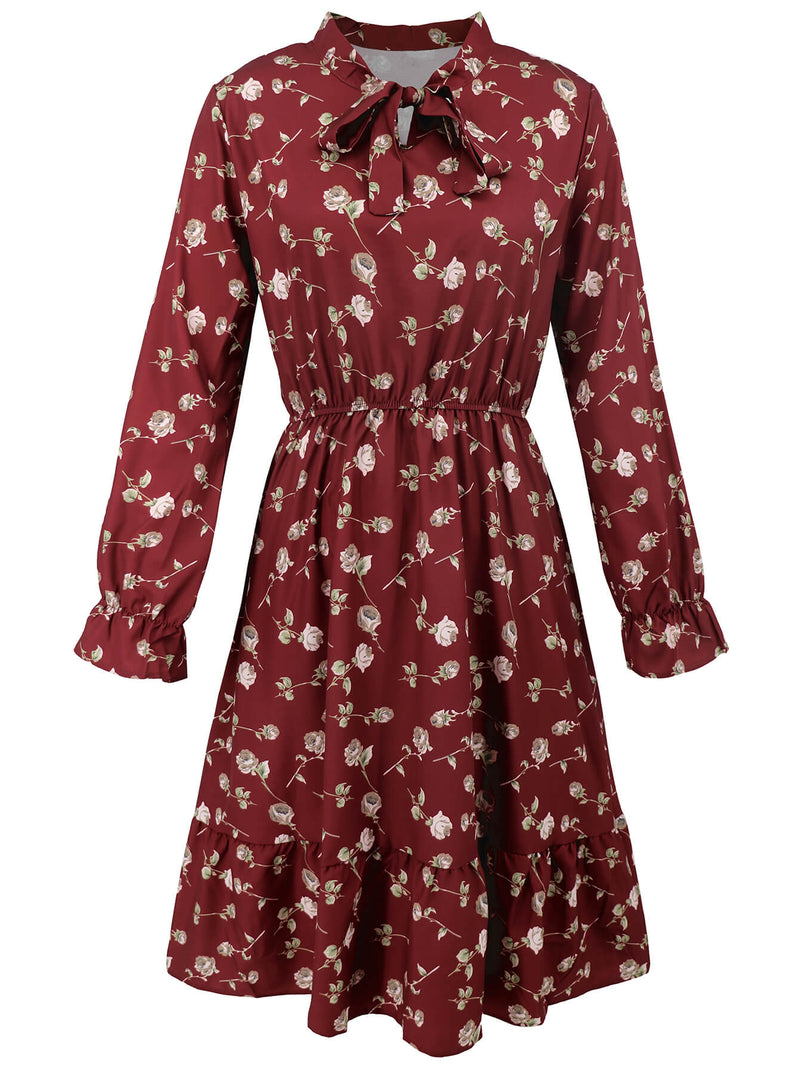 Minka Long Sleeve Midi Dress