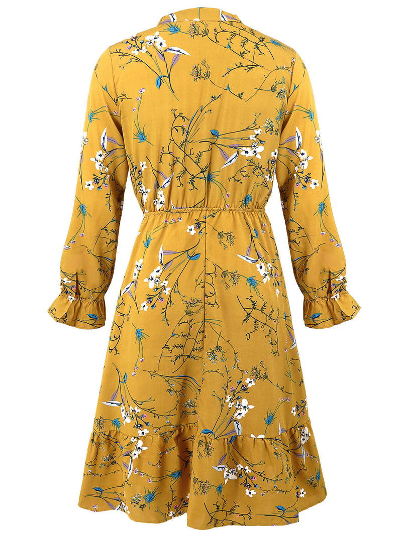 Minka Long Sleeve Midi Dress