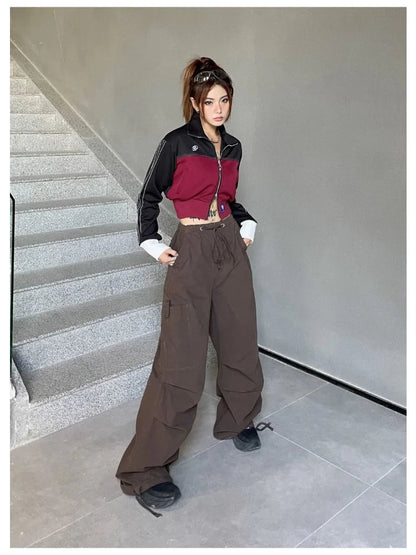 Baggy Cargo Y2k Oversize Wide Leg Sweatpants Harajuku Pant