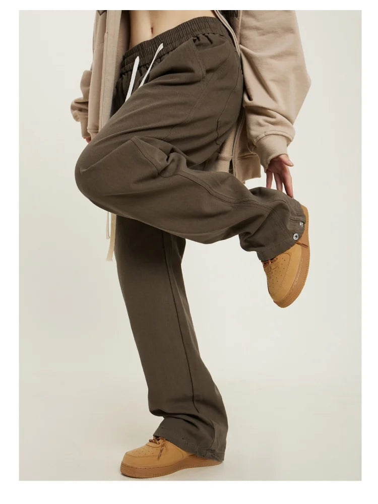 Brown Cargo Y2k Hippie 90s Oversized Pant