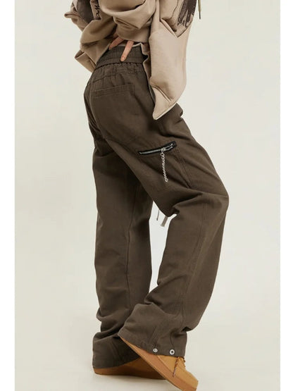 Brown Cargo Y2k Hippie 90s Oversized Pant