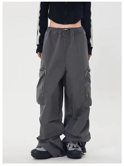 Hip Hop Baggy Cargo Y2k Oversize Wide Leg Techwear Korean Pant