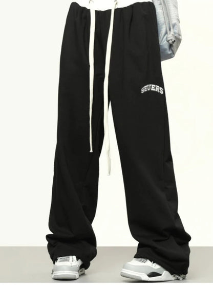 Hippie Y2k Gray Jogger Sports Kpop Harajuku Patchwork Pant