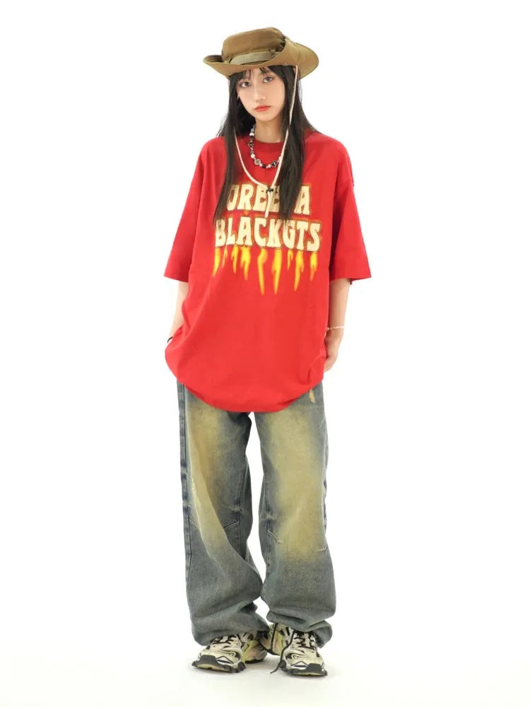 Distressed Baggy Y2k Grunge Oversize Wide Leg Pant