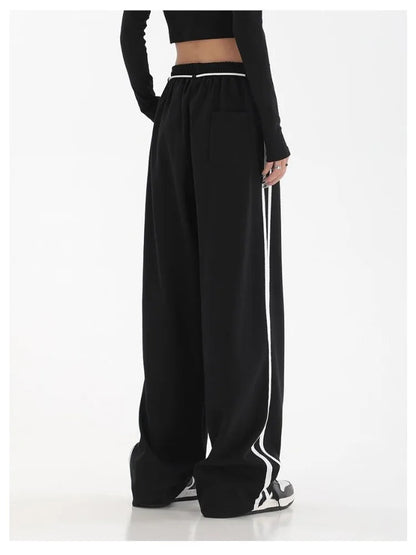 Japanese Black Sweatpants Cyber Punk Oversize Wide Jogger Pant
