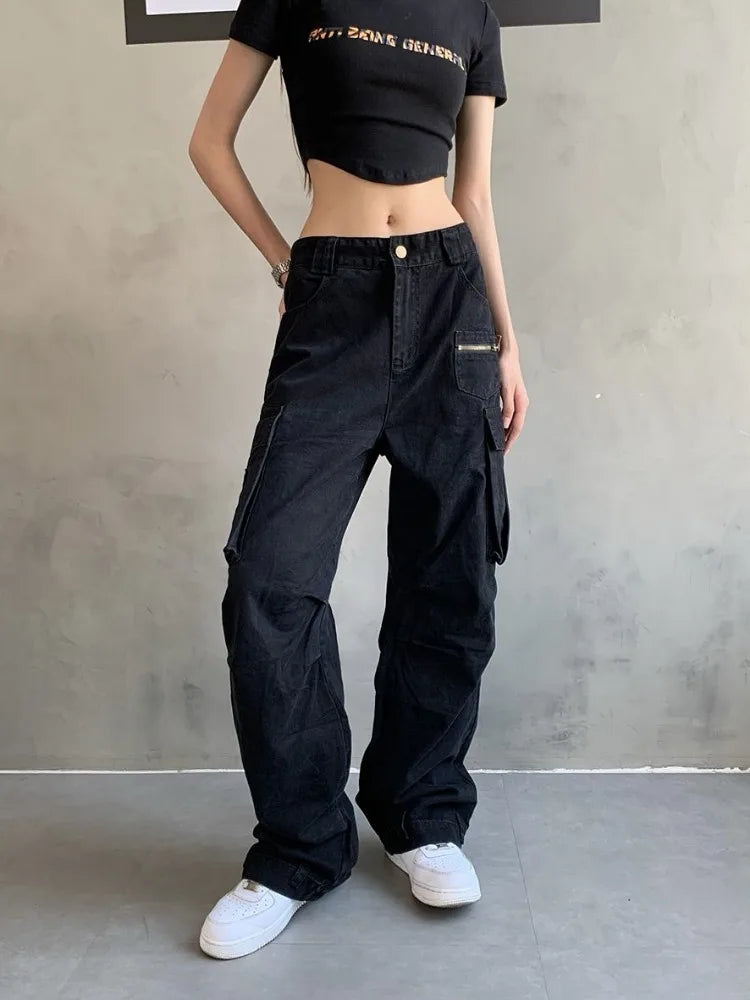 Y2k Japanese Style Gyaru Oversize Wide Leg Harajuku Hippie Pant