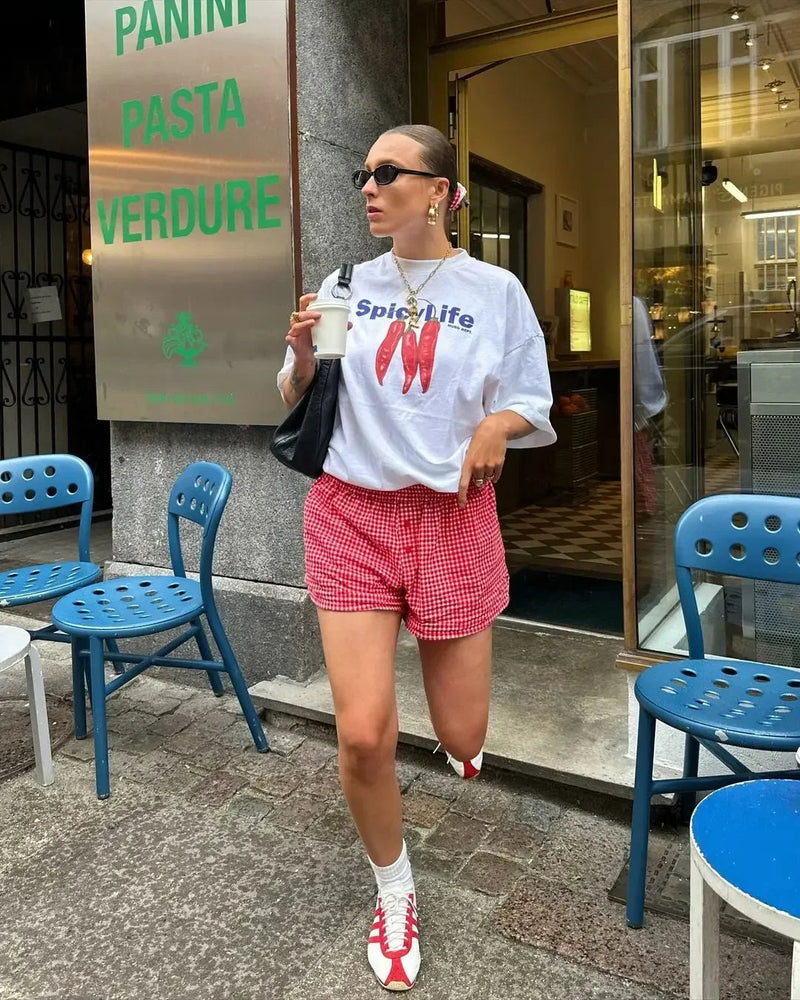 Harajuku Lemon Graphic T-shirt