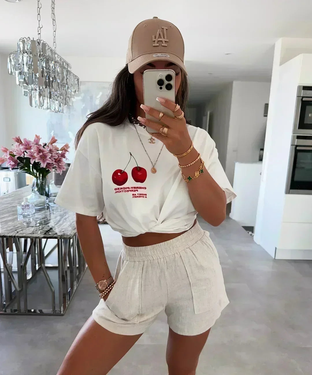 Harajuku Summer Minimalist Icon T-shirt